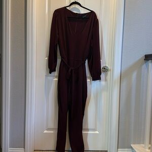 Rachel Roy Burgundy jumpsuit size 18 W